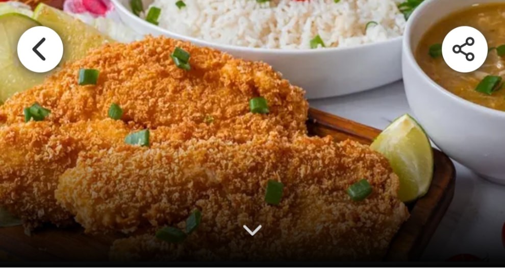 Combo Família: Filé de Tilápia à Dorê + Arroz + Pirão de Peixe